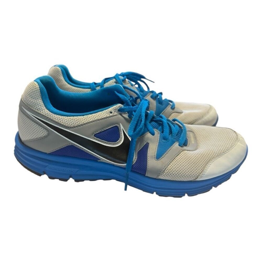 Lunar Men's Size 13 Lunarfly 3 Running Sneakers Bright Blue Silver Athletic Gym